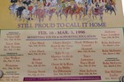 Vintage 1996 Houston Livestock Show And Rodeo Poster Astrodome 30th Anniversary 