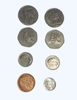 Irish Pre-euro Coin Collection Of 8 Coins  50p  10p  5p  2p  1p -   ire Coins