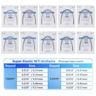 Azdent Dental Orthodontic Elastic Niti Arch Wires Round  metal Brackets Braces