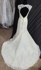 Bridal  1761 Size 10 Ivory Strapless Wedding Gown Fit flare Tulle Keyhole Back 