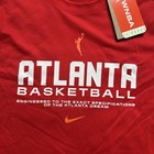 Nike Atlanta Dream Wnba Dri Fit Team Issued Shirt Size Medium Red Long Sleeve