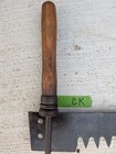 Wi Barn Antique Primitive 2 Two Man Crosscut Logging Saw 60  Blade Log Tool   Ck