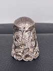 Lot  2  925 Jpr Sterling Silver Thimble Vintage Free Shipping