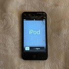 Pre-owned Black Apple Ipod Touch 4th Generation 32gb  Cracked Screen  Data Wiped