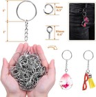 360 Pcs Keychain Rings Kit With Chain And Jump Rings For Diy Crafts Keychain