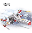 X Wing Star Fighter Building Block Set  Bricks  Blocks Toys Gift Wars 134 Pc