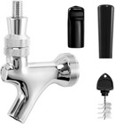 Hgkeke Stainless Steel Beer Faucet Draft Tap Leak   proof With Handle   Brush