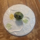 Neil The Frog Sears Roebuck Replacement Canister Lid Frog Lily Pad Vintage Parts