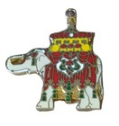 1973 Vtg Ringling Bros And Barnum   Bailey Circus World Enamel Elephant Charm