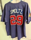 1994 John Smoltz Atlanta Braves Game Worn Bp Jersey Auto Signed Hof Mears Rare