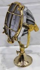 Antique Victorian Brass Aluminum Mini Spot Light Fixture Vintage Nautical Style
