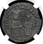 Byzantine  Leo Vi With Alexander  Ad 886-912     Follis  Ngc Choice Vf