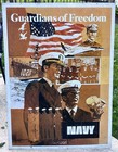 Vintage 1975 Us Navy Recruiting Heritage Double Sided Metal Sidewalk Sign 41x30