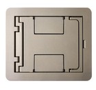 Legrand Floorport Covers Flanged Blank Top Nickel - Fpbtcnk 