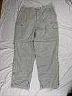 Gander Mountain Convertible Pants Size 36x30 Guide Series Zip-off Cargo Cotton