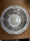 Vintage Wilton Rwp Pewter Queen Anne 9x3    Serving Vegetable Bowl Scalloped Edge