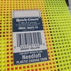 Vintage Quick-count 7 Mesh Plastic Canvas Lot 19 Full Sheets   Partials Usa