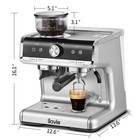 Ilavie K6 Professional Espresso Machine With Grinder 20bar Espresso Coffee Maker