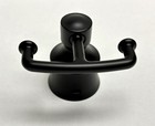 Moen Yb2103bl Dartmoor Double Robe Or Towel Hook  Matte Black  missing Hardware 