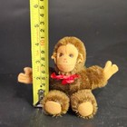 Vintage Steiff Monkey Jocko Mohair Miniature Brown Vintage 3 