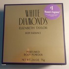White Diamonds Elizabeth Taylor Women 2 6 Oz 75g Perfumed Body Powder New In Box