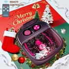 Collapsible Foot Spa Bath Heat Bubble Remote 3 Pedicure Attachments 110v