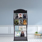 Newspaper Magazine Display Rack Manual Book Rack Floor-standing Storage Rack New