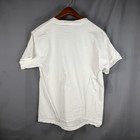 Rare Vintage Single Stitch Tultex Test Print T Shirt Large Usa Made White Blue