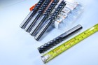 Lot   5 Pcs    Imco 1 2  Pow-r-path Carbide 63234 End Mills 7 Flute  060  Radius