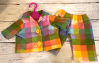 18 Inch Doll Flannel Pajamas - Handmade P  J  s  To Fit American Girl Type Dolls