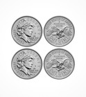 Us Mint 2026 P d Semiquincentennial Emerging Liberty Dime 2-roll Set In Hand 