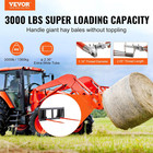 49  Hay Spear  Bale Spears 3000lbs Loading Capacity  Skid Steer Loader Tractor A