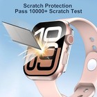 For Apple Watch Series 10 9 8 7 42 46 41 45mm Case Glass Screen Protector Cover