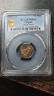 1917 S Without Crown Finland Silver 50 Pennia Pcgs Ms66 Great Toning        2836
