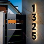 Custom Illuminated Address Number Sign Outdoor Led Backlit House Number