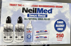 Neilmed Sinus Rinse Kit 250 Premixed Packets   2 Bottles   Nasamist Saline Spray