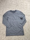 Uniqlo Heattech Base Layer Set Mens Small Gray Thermal 2 Piece Long Sleeve