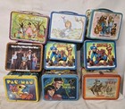 Lot Of 22 Vintage 70 s 80 s Metal Lunchboxes   5 Thermoses