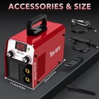 Yesright 225a Welding Machine 110v 220v Portable Stick Welder With Synergic Cont