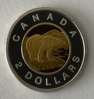 2015 Canada  2 Dollar Sterling Silver Ring Proof Coin From Set