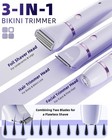 Ufree Bikini Trimmer Electric Razors For Women  Ceramic Blade Body Hair Trimmer 