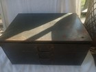 Vintage 3 Drawer 60 Section Metal Parts Cabinet Industrial Organizer Garage Bin