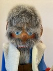 Vtg Steinbach Nutcracker Winter Fisherman Fur Hat Fish   Fishing Rod Pole Angler