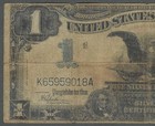 1899  1 Large Size Historic Black Eagle Silver Certificate 
