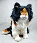 Avanti Calico Cat Plush Long Haired 13 Inch Stuffed Animal Jockline 1983 W  Tags