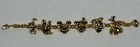 Napier Disney Mickey Minnie Donald Daisy Goofy Pluto Gold-tone Bracelet Rare
