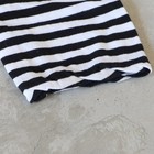 Veritecoeur St-069bd High-twist Jersey Sarouel Pants  Bw Stripe  Japan