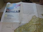 The Two Koreas Map   The Forgotten War National Geographic July 2003
