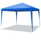 10 x10  Waterproof Outdoor Canopy Tent Party Tent With 4 Removable Walls Blue