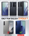 For Galaxy Z Fold 7 Case Rfid Wallet With Cards Holder  hinge Cover 